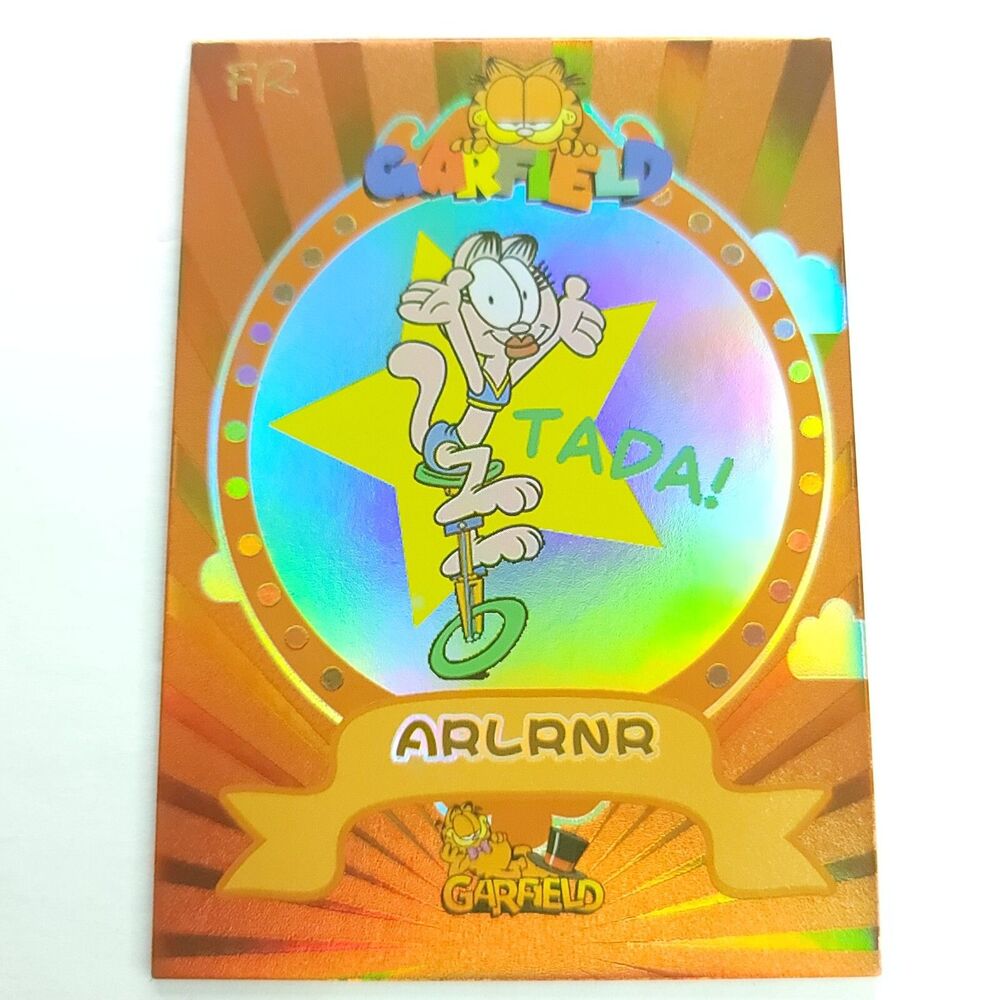 2023 Garfield Arlene Orange Foil Happy Life Trading Card Kayou Animation FR 002